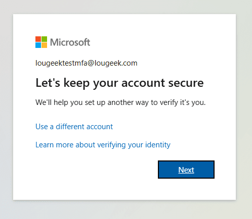Let's Keeps Account Secure